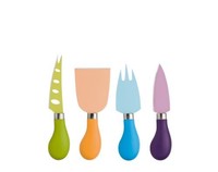 Kuchenprofi Zassenhaus 071139 4-piece Cheese Knife Set Featuring Stainless Steel on sale Kuchenprofi Zassenhaus 071139 4-piece Cheese Knife Set Featuring Stainless Steel on sale