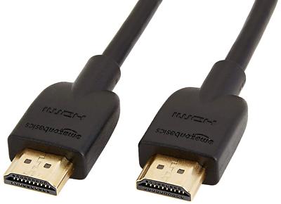 AmazonBasics High-Speed HDMI Cable Gold Plated HDTV 4K Lifetime Warranty