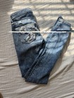 Rare Big Star Janae Skinny Jeans Sz 25 Low Rise Distressed Raw Hem Light Wash — photo 8