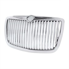 Fits 05-09 Chrysler 300 300cpiece Chrome Vertical Grille Fits 05-09 Chrysler 300 300cpiece Chrome Vertical Grille