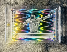 Zac Lowther 2022 Topps Chrome Black & White Ray Wave Rookie Refractor SSP