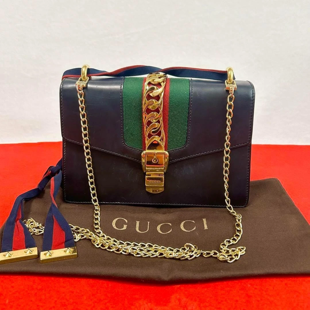 Gucci Sylvie Shelley Line sac à bandoulière luxe sac à main créateur sac à main élégant