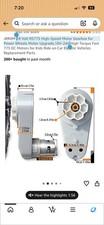 24 Volt RS775 High-Speed Motor Gearbox for Power Wheels Motor Upgrade,18V-24V Hi