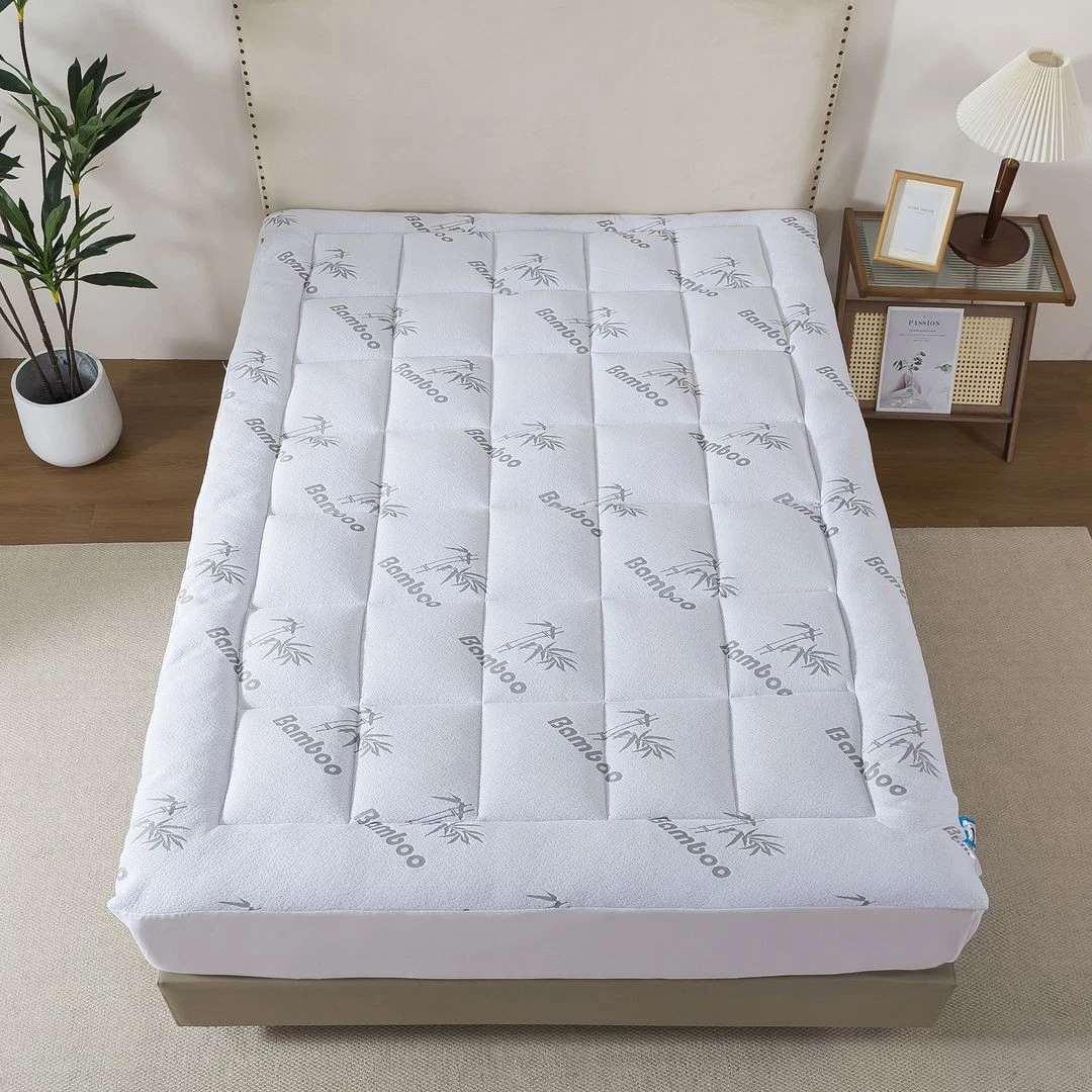 Luxury Bamboo Mattress Topper, Deep Thick, Box Pleat 30cm Skirt, in 4 Sizes
Opens in a new window or
