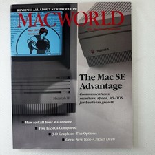 Macworld Magazine May 1987 Vintage Issue - Macintosh II, SE, Reviews, Printer
