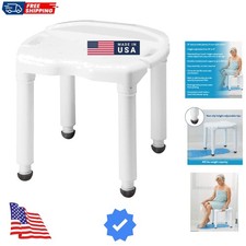 Universal Bath Seat and Shower Chair, Heavy Duty Shower Bench for Bathtub, Sa...