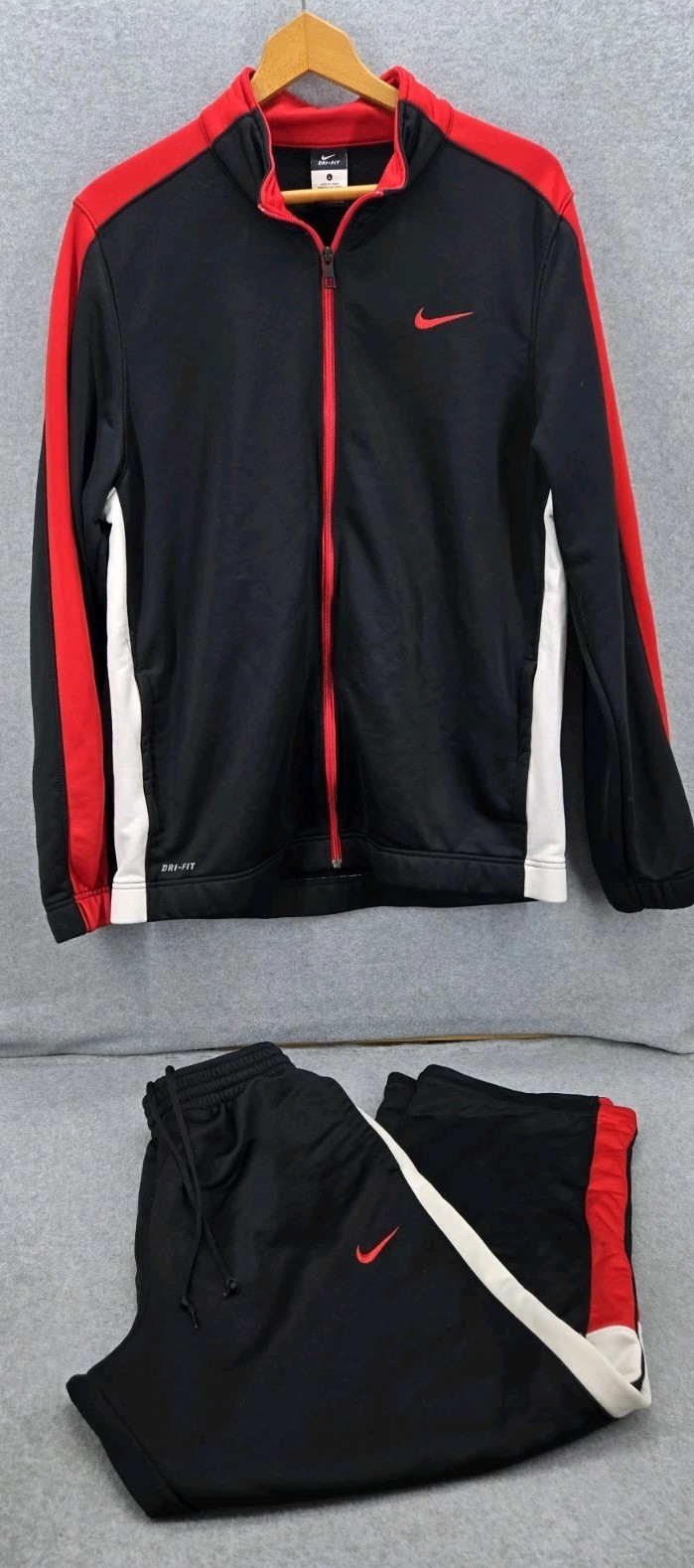 SACAI X NIKE Nike Basketball Full Zip Track Set Giacca e Pantaloni Tuta Da Uomo Grande