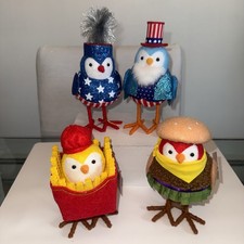 Target Featherly Friends Summer Birds Sam, Sparky, Tater, Patty Set Of 4 2026