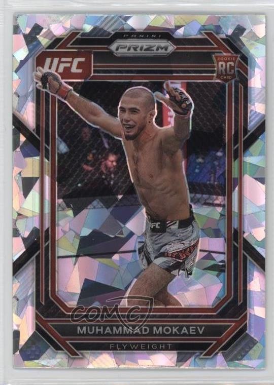 2023 Panini Prizm UFC Ice Prizm Muhammad Mokaev #124 02l5
