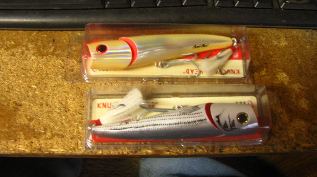 Leurre Vintage Creek Chub Plunker 4 1/2'' Eau Salée – Boîte Correcte, Rare, USA