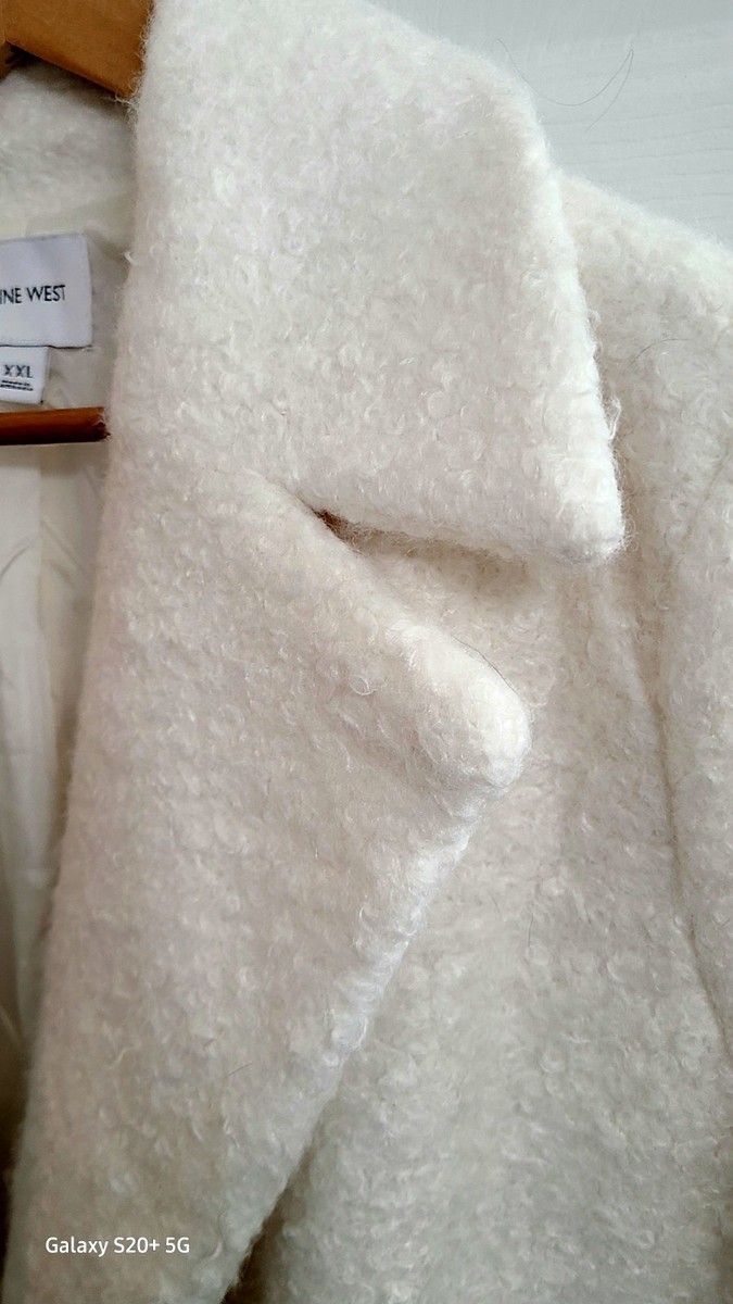 Nine West Womens Double Breasted Teddy Coat XXL *New, w/out Tags