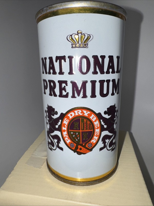 National Premium  - 1960’s Embossed Pull Tab. At Baltimore, Maryland