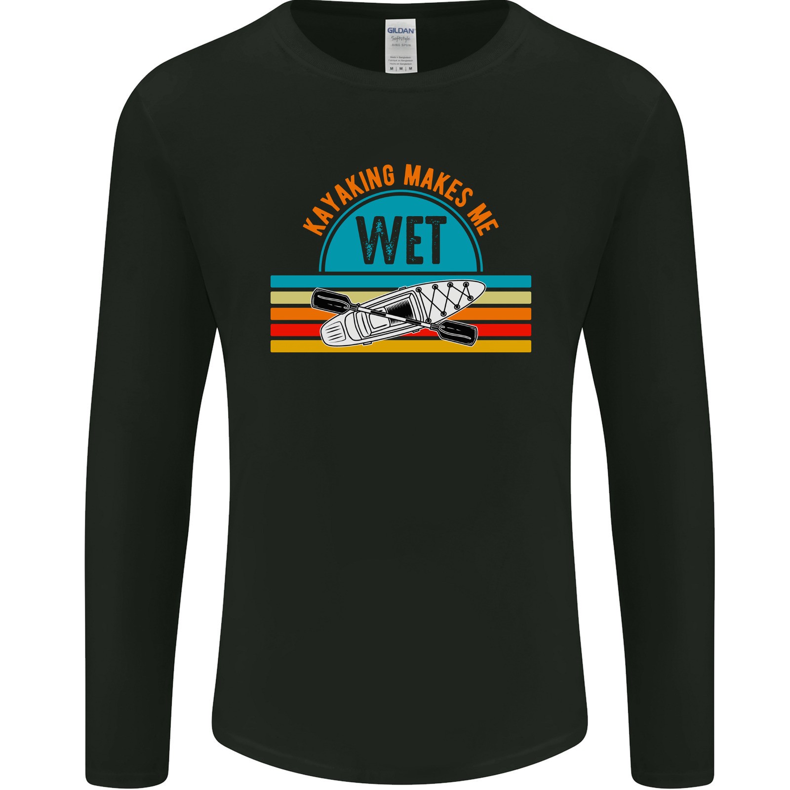 Hacer Kayak Me Moja Camiseta De Manga Larga Para Hombre Divertida