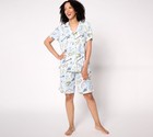 Disney Women's Sleepwear Sz L and Friends Notch Collar Pajama Set Gray A636382