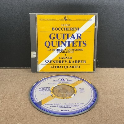 Boccherini Guitar Quintets Szendrey-Karper Tatari Quartet White Label 1987 CD