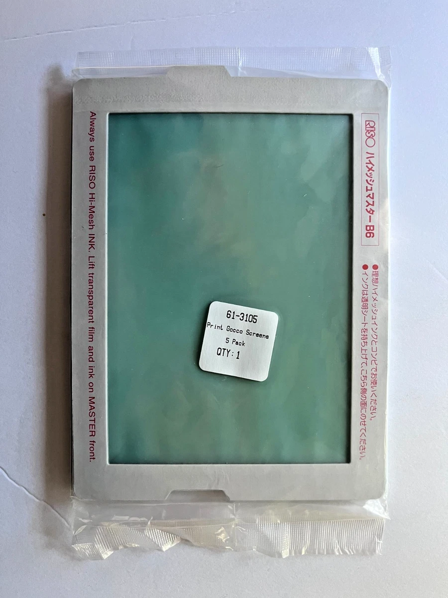 Vintage RISO Print Gocco Home Printing Kit B6 Hi Mesh feuilles