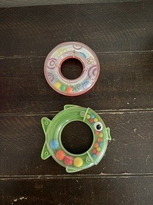 Vintage Rattle Ring Stackers Fisher Price And Infantano 