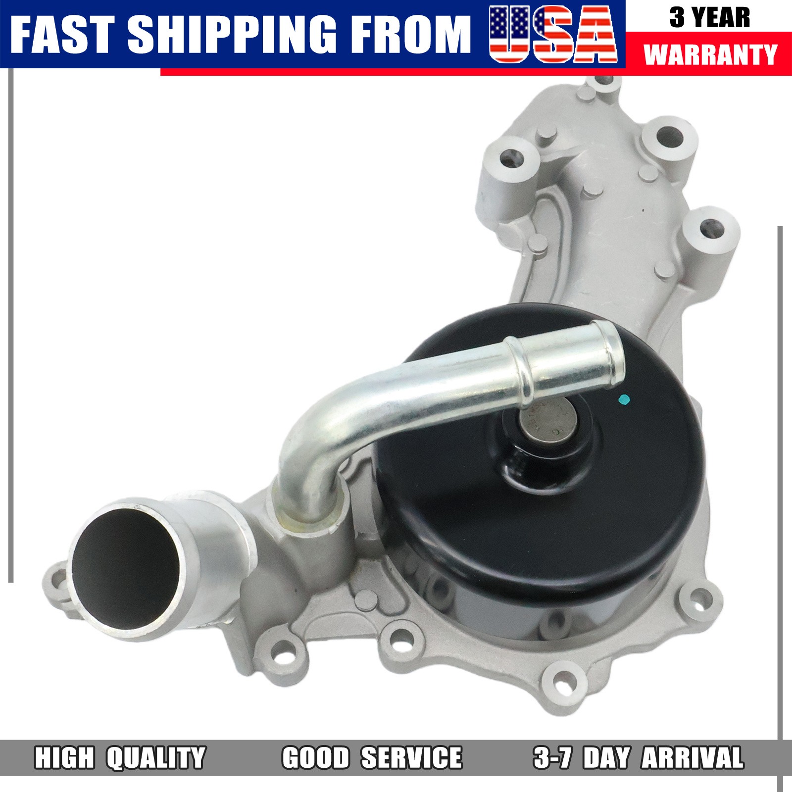 Engine Water Pump+Thermostat Housing For Maserati Quattroporte Ghibli 3.0 V6 USA