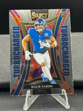 2024 Panini Select - Malik Nabers, #15 (RC) - Turbocharged - New York Giants