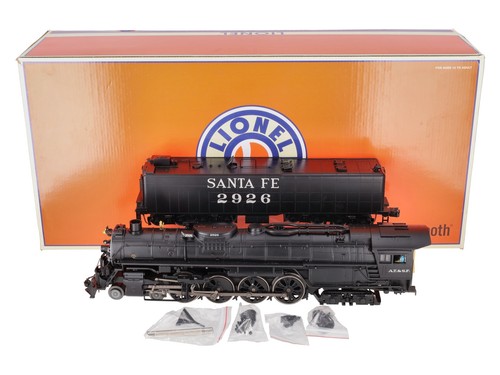 Locomotora de vapor y licitadora Lionel 2331453 calibre O Santa Fe Legacy 4-8-4 #2926 EX | Condition: Used
