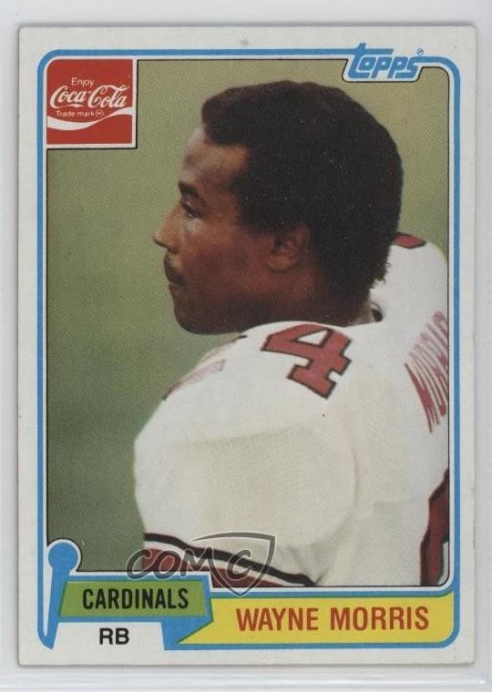 1981 Topps Coca-Cola St Louis Cardinals Wayne Morris #9 0t2
