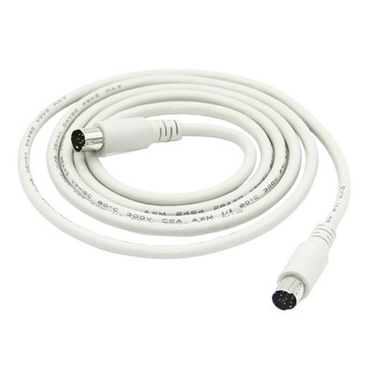 Black 8Pin Male DIN Cable for Seamlessly Audios Transfer 8Pin Extension Cable