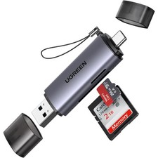 USB C SD Card Reader USB 3.0 Micro SD Adapter for PC MacBook iPad iPhone