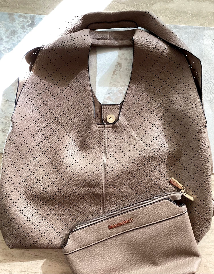 Bolso de mano Hobo holgado Montana West marrón, tostado, monedero con bolsa, NUEVO SIN ETIQUETAS Foto 3 de 4