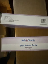 2 New Boxes Safe n' Simple Skin Barrier Ostomy Paste No-Sting, Alcohol-Free