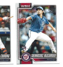 2026 Topps Series 1 Washington Nationals Shinnosuke Ogasawara Rookie card