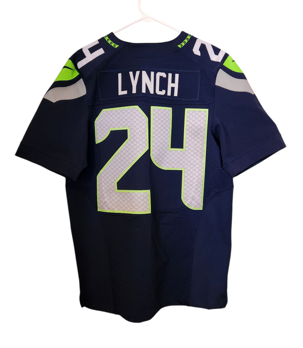 Marshawn Lynch Seattle Seahawks Nike Elite Authentic Jersey Size