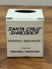 Santa Cruz Herb Shredder Aluminum Grinder Small 1.7” 3 Piece Grip Rasta