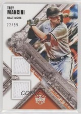 2022 Panini Diamond Kings DK Materials Holo Silver 22/99 Trey Mancini 0nr3