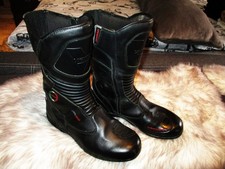 Tolle-  Vanucci  -Herren Motorrad  Leder- Stiefel Gr.44 (UK 9,5)