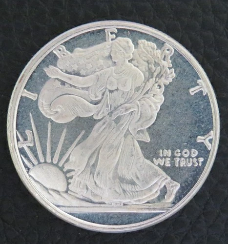 1/4 oz .999 FINE Silver Round Walking Liberty Design GSM .25 OZ Silver