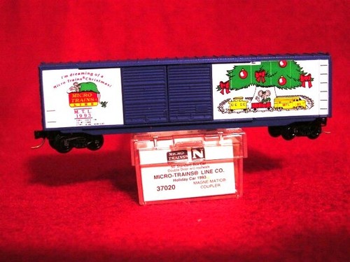 MTL 37020 '93 MTL Holiday Car 50' DD BOX CAR 'Estoy soñando con un' 'NUEVO' A ESCALA N | Zustand: New