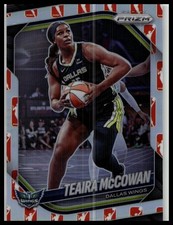 2025 Panini Prizm WNBA #48 Teaira McCowan WNBA Logo Prizms