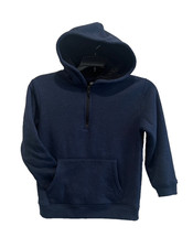 Hollywood The Jean People Boy's Soft Sherpa Fleece Pullover Hoodie, Blue/Black 7