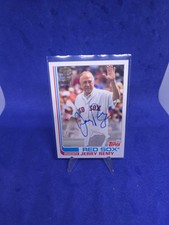 JERRY REMY 2019 Topps Archives Fan Favorite Red Sox Broadcaster Auto 1982 Design