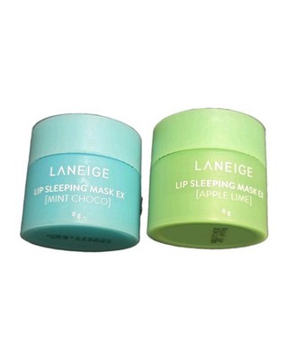 Laneige- Lip Sleeping Mask Mint Choco/ Apple Limee duo 2x 0.8oz NOS rare  