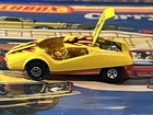 Matchbox Superfast No.33 Datsun 126X 1973 Lesney Yellow Flames Opening Hatch