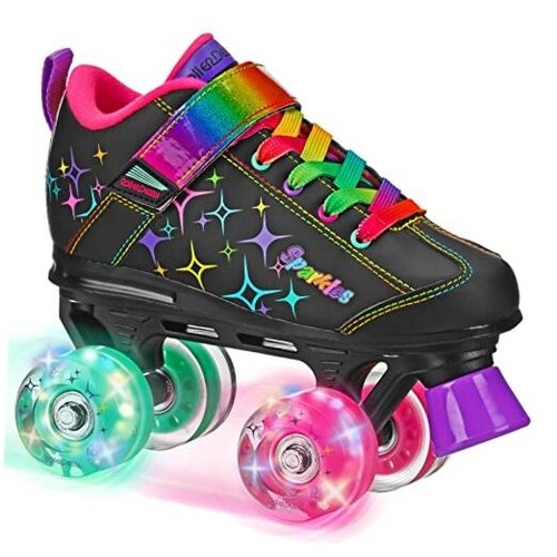 Sparkles Lighted Wheel Roller Skates