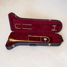BESSON 600 Tenor Trombone Serviced Used With Hard Case Mouthpiece