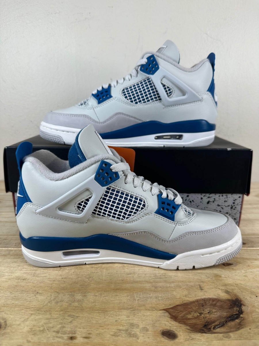 シューズ(男性用) Air Jordan 4 MILITARY BLUE Size 7 - Air Jordan 4 Retro 2024 Military Blue for sale online | eBay