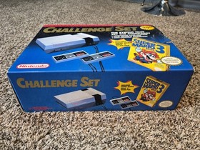Nintendo NES Console Original Challenge Set in Box Mario 3 CIB Tested Working