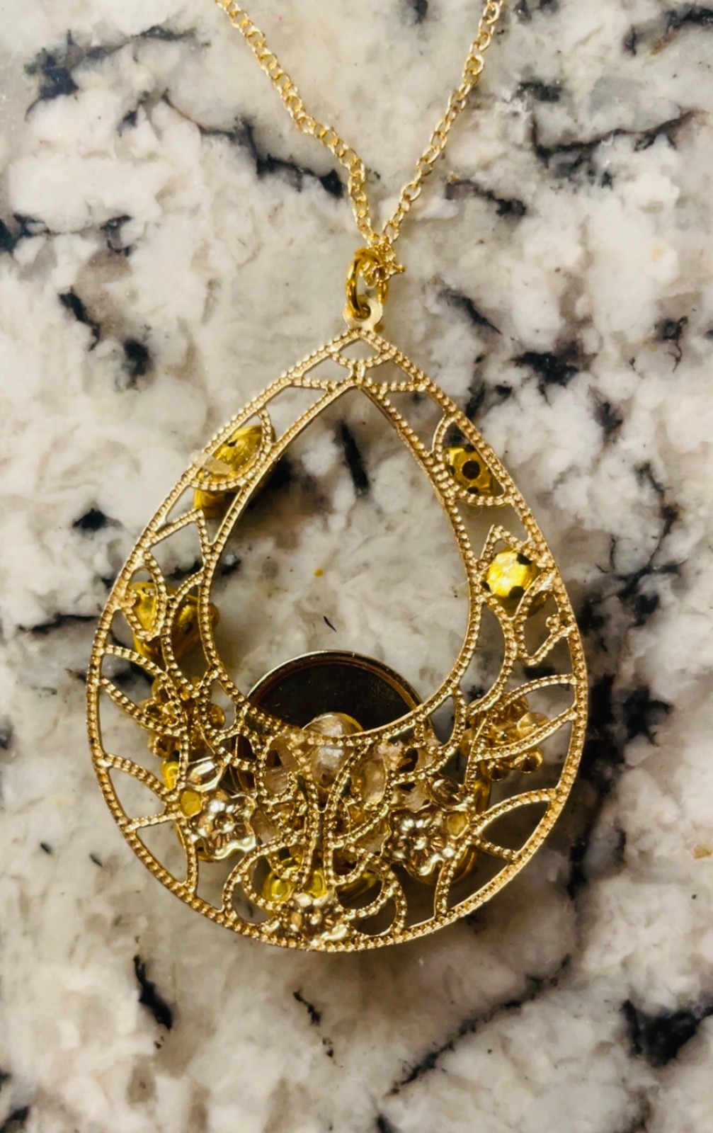 Adorable Repurposed Gucci Bee button Crystals fig… - image 4