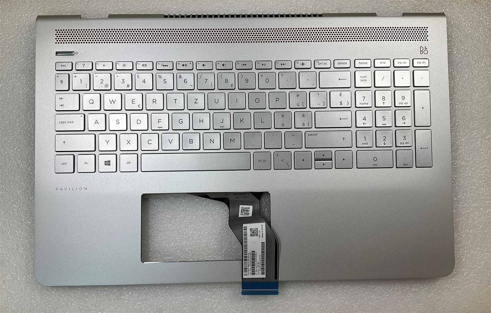 HP Pavilion 15-CC 15-CD 928507-BG1 Switzerland Swiss Backlight Keyboard Palmrest