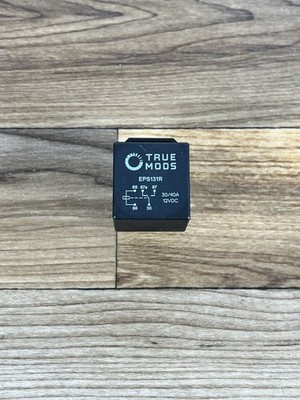 TRUE MODS ELECTRICAL RELAY BLACK EPS131R - 30/40A 12VDC