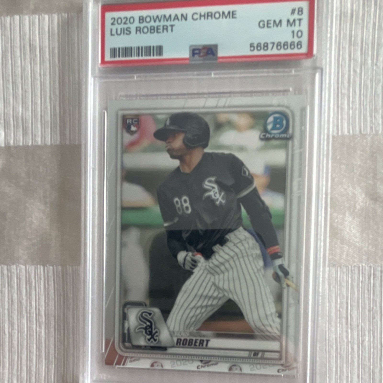 2020 Bowman Chrome Luis Robert #8 Rookie PSA 10 Chicago White Sox