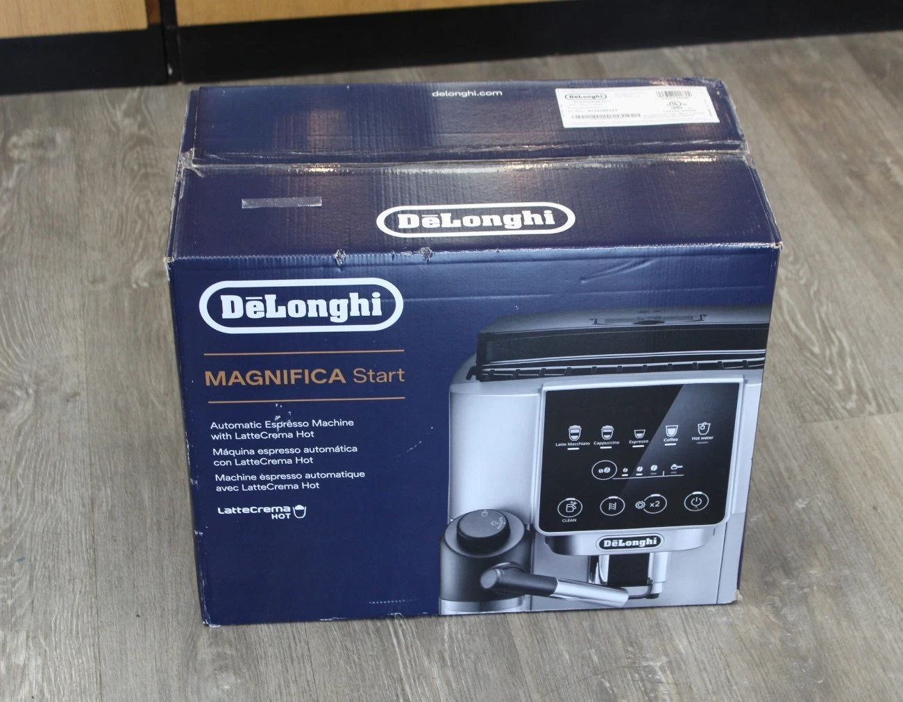 DeLonghi Magnifica Start Automatic Coffee Espresso Machine w/Milk Frother - NEW